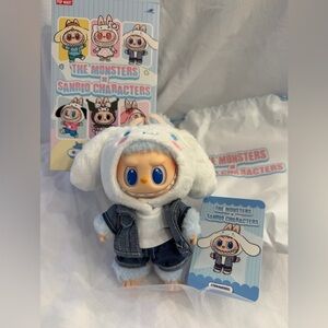 Pop Mart The Monsters x Sanrio Plush Pendant- Cinnamoroll